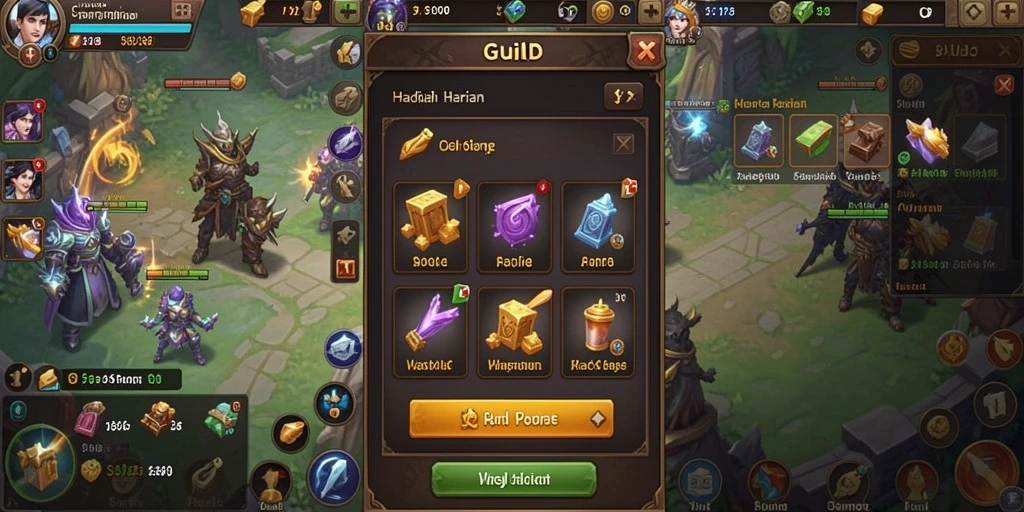Tangkapan layar menampilkan aksi seru dalam gameplay.