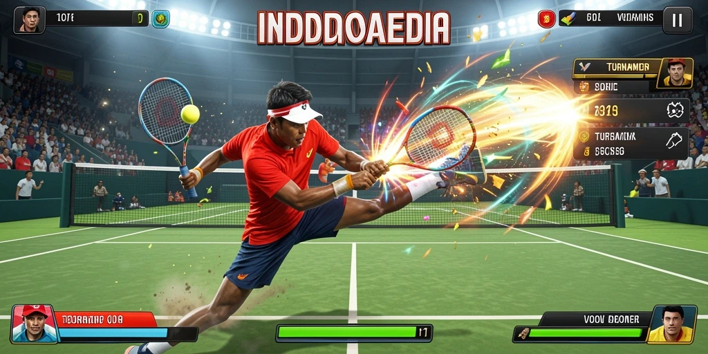 Tampilan grafis yang memukau di level pertama.