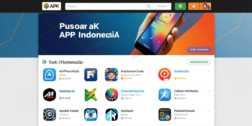Tampilan awal yang menarik dan penuh warna.