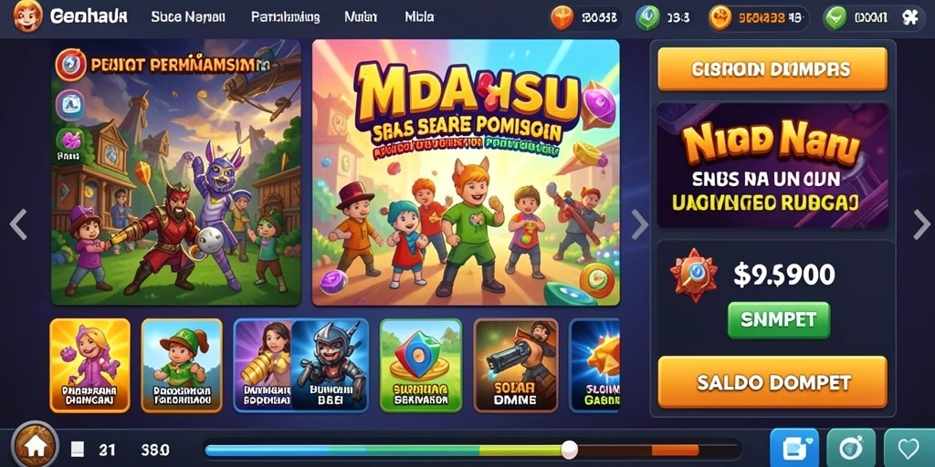 Tampilan antarmuka pengguna yang menarik.