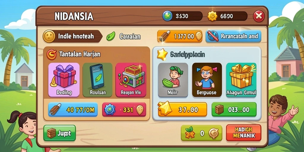 Screenshot dari karakter baru yang kuat.