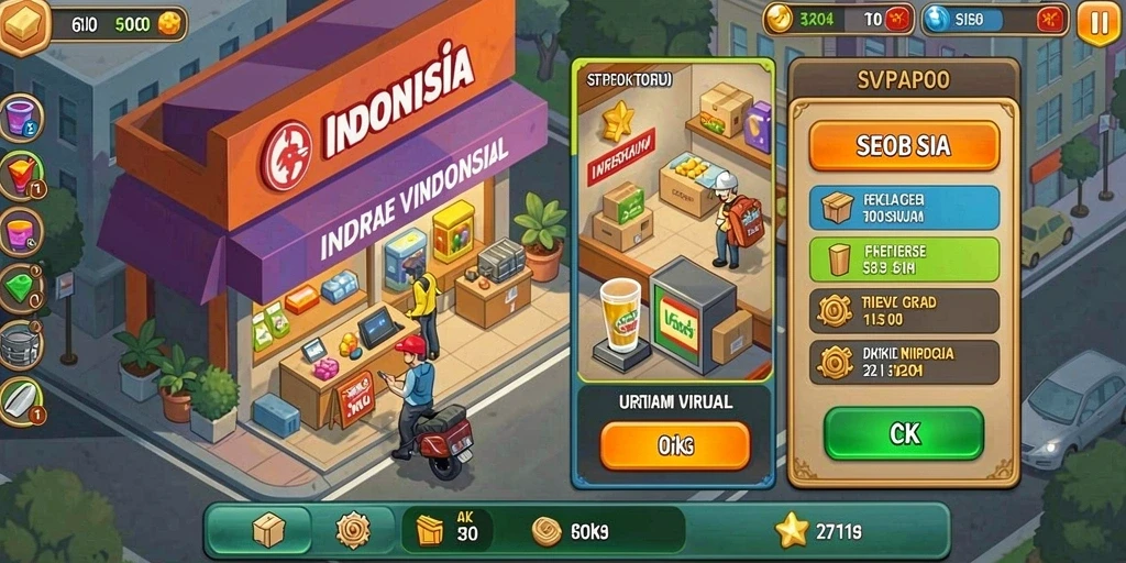 Tampilan antarmuka yang intuitif dan menarik.
