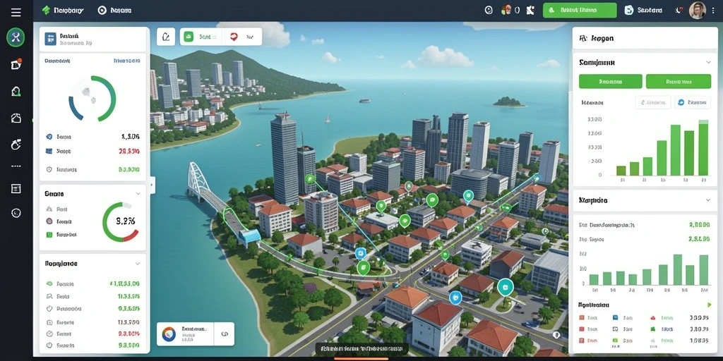 Antarmuka permainan yang modern dan menarik.